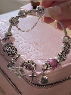 Pandora Aesthetic, Pandora Collection, Charms Pandora, Bracelet Pandora