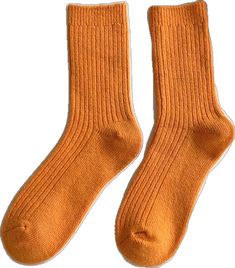 Casual Orange Winter Socks, Casual Orange Socks For Winter, Warm Solid Socks For Fall, Casual Solid Socks, Classic Winter Socks, Classic Solid Winter Socks, Casual Orange Socks For Fall, Solid Color Fitted Casual Socks, Trendy Fall Socks