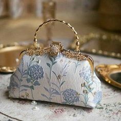 Hydrangea Cottage, Fancy Purses, Coquette Kawaii, Fairycore Coquette, Fairytale Fashion, Floral Interior