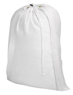 a white drawsack bag on a white background