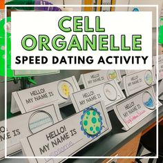 cell organelle speed dating activity for kids