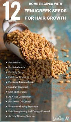 Fenugreek Seeds For Hair Growth, Seeds For Hair Growth, Hair Care Growth, Hair Care Recipes, Hair Remedies For Growth, Not The Only One, Coconut Oil Hair