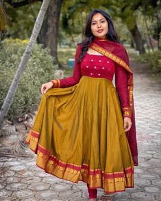 Cotton Maxi Dress Indian Style, Pattu Long Frocks For Women, Frock Designs For Women, Pastel Dresses, Latest Maxi Dresses, Simple Frock Design, Designer Anarkali Dresses