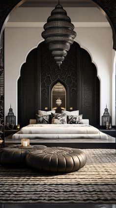 Moroccan Interior Design Marocco Interior Design, Middle Eastern Interior Design, Marocco Interior, Spanish Bedroom, Moroccan Interior Design, Dream House Aesthetic, Interior Design Masters, India Home Decor, Luxurious Interior Design