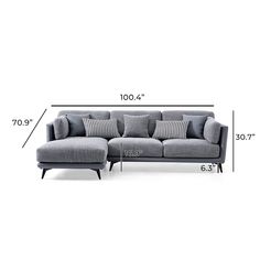 Palette Air Leather Sectional