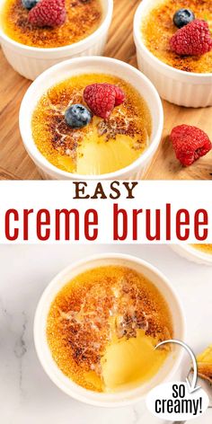 this is an easy creme brulee recipe