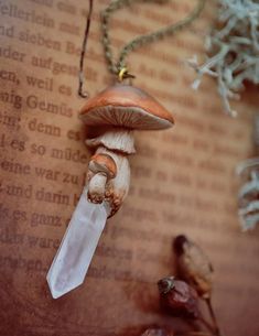 #aesthtic #crystals #aesthticcrystals Crystal Jewelry Diy, Crystal Mushroom, Mushroom Crafts, Mushroom Jewelry, Goblin Core, Magical Jewelry, Mushroom Art, Necklace Crystal, Fantasy Jewelry