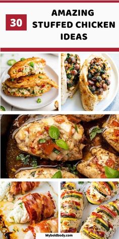 the ultimate guide to amazing stuffed chicken ideas for your next dinner or appetizer