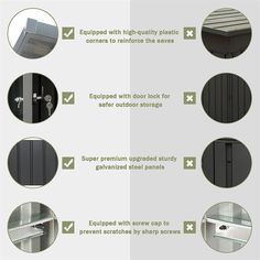 the instructions for sliding glass doors are shown in this diagram, which shows how to use them