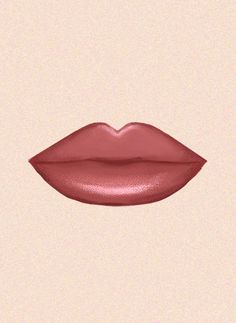 a close up of a pink lipstick on a beige background with the word,'lips are