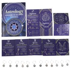 Dive into the fascinating world of astrology and uncover the mysteries of the cosmos with SpiceBox's Gift Box Astrology kit! Explore the deep celestial insights that your Sun sign can shed about your personality traits, your perfect love matches, your career aspirations, and the unique path destined for you in life. This immersive kit offers not only an intriguing, full-color instructional book but also enriches your experience with 12 distinctive zodiac charms. Perfect for marking your wine gla Astrology Party, Key Diy, Gemini And Scorpio, Capricorn And Taurus, Scorpio And Capricorn, Aries And Sagittarius, Arts And Crafts Kits, Self Exploration, 22 December