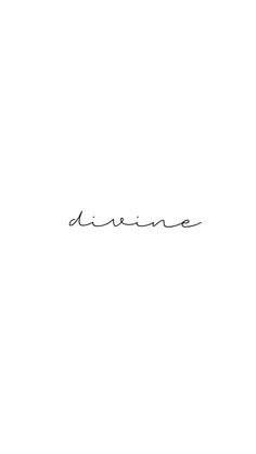 If you're into delicate, minimalist tattoos, you'll love the work of Léo Gavaggio.. #TattooTypography #InkInspiration #FontFrenzy #TattooTypeface #InkedFonts Divine Art Tattoo, The Word Free Tattoo, Divine Tattoos For Women, Divine Font Tattoo, Cursive Words Tattoos, Devine Tattoo For Women, Divine Cursive Tattoo, Divine Tattoo Word Cursive