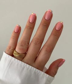 Are you looking for colored French tip nails to put a modern twist on a classic manicure? If so, you’ll love these 40 unique designs for your next nail set, just like this dotted pastel nail art idea! Pastel French Tip Nails, Pastel French Tip, Pastel Nails Designs, Elegant Nail, Classic French Manicure, Spring Nail Colors