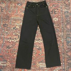 Black Vintage High Rise Levis 527s. Purchased From Awoke Vintage In Brooklyn, Ny. Would Best Fit A Size 23/24. See Below Measurements: Hips: 17 Inches Waist: 12.5 Inches Inseam: 28 Inches Rise: 12 Inches Leg Opening: 8.5 Inches Black Vintage, Jeans Black, Levi's Jeans, Levis Jeans, High Jeans, Levi's, Brooklyn, Black Jeans, High Rise