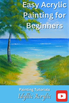 an easy acrylic painting for beginners