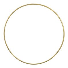 a gold colored metal circle on a white background