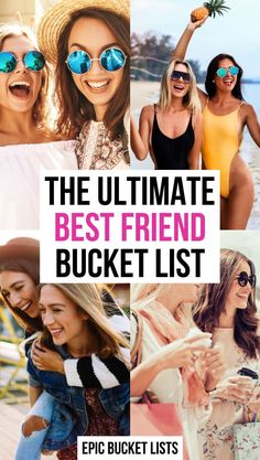 the ultimate best friend bucket list