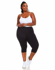 Plus size capri leggings  Cotton Womens Leggings, Plus Size Leggings, Cotton Leggings, Capri Leggings, Outfits With Leggings, Women's Leggings, Capri, Angeles, Ships