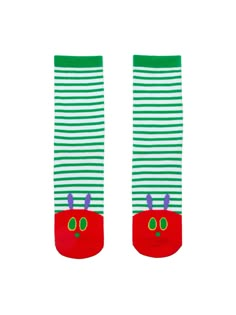 World of Eric Carle The Very Hungry Caterpillar Adult Socks Playful Multicolor Cotton Socks, Kidcore Socks, Silly Accessories, Weird Socks, Odd Socks, Fruit Fashion, Silly Socks, Book Socks, Fun Shoes