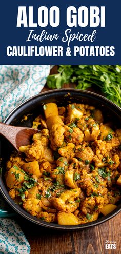 Gobi Recipes, Spiced Cauliflower, Aloo Gobi, Vegetarian Dish, Think Food, Indian Food Recipes Vegetarian, Cauliflower Recipes, Indian Spices, Indian Cooking