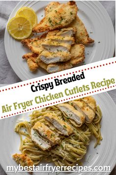 These Crispy Breaded Air Fryer Chicken Cutlets are all about that perfect crunch on the outside and juicy tenderness on the inside. They’re a breeze to whip up, taking only 24 minutes; perfect for those busy weeknights! You can enjoy these crispy and delicious breaded chicken breasts alongside some veggies, with a side of pasta, or sandwiched in a burger bun. You can pair these air fryer breaded chicken cutlets with creamy mashed potatoes but they are also great with a bowl of rice, over pasta, or mixed with some salad along with a slice of garlic bread. You can keep the leftovers in the refrigerator for up to 5 days or in the freezer for up to 3 months.