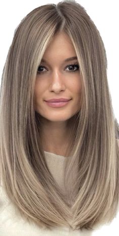 Hair No Layers, Tmavý Blond, Hairstyles For Everyday, Dark Skin Blonde Hair, Full Custody, Balayage Straight Hair, Tan Skin Blonde Hair, Medium Blonde Hair, Ash Blonde Hair Colour