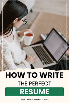 HOW TO WRITE THE PERFECT RESUME Writing Course, Creative Curriculum, Master Key, Perfect Resume, Cv Design, Video Course, How To Craft