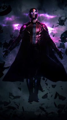 Magneto Wallpaper, Xmen, Wallpapers, Iphone, Purple, Black