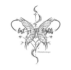 a tattoo design with the words best in the nights