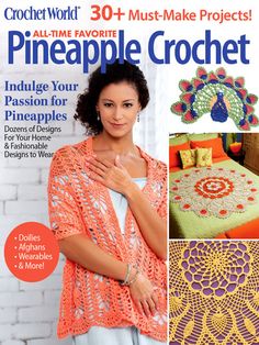 the cover of crochet world magazine