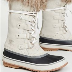 Love These Boots, But Am Moving Away From The Snow, So No Longer Have Need. These Are Barely Used And In Great Condition. Sorel Joan Of Arctic, Sorel Womens, Winter Rain, Rain Boots, Women Shoes, Boots, Women Shopping, Silver, Color