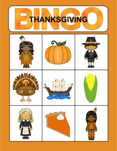 a thanksgiving themed printable game for kids to play