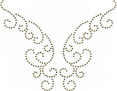 an image of a butterfly made out of small dots