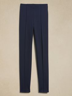 Skinny Stretch-Ponte Pant | Banana Republic Ponte Pant, Ponte Pants, Nursing Clothes, Family Event, Pin Tucks, Petite Size, Curator Style, Second Skin, Ankle Length