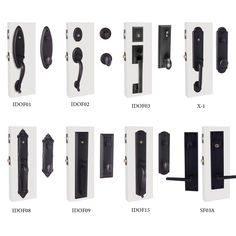 various types of door handles and knobs