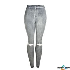 DescriptionMaterial:CottonWaist Type:HIGHLength:Full LengthDecoration:RippedDecoration:WashedDecoration:vintageOrigin:CN(Origin)Jeans Style:Pencil PantsStyle:CasualFabric Type:SoftenerClosure Type:Zipper FlyFit Type:skinnyWash:Chemical WashSize(cm)SMLXL2XL3XLWaist62-7466-7870-8274-8678-90-82-94Hip86-10490-10894-11298-116102-120106-124Thigh50-6852-7054-7256-7458-7660-78Front Crotch2727.52828.52929.5Length9898.599100101102 Leather Shorts Women, Gray Trousers, Ripped Women, Womens Ripped Jeans, Shirt Blouses Women's, Sweater Jumpsuit, Grey Trousers, Stretchy Jeans