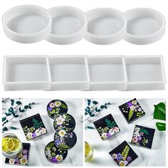 PRICES MAY VARY. 【Coaster Resin Molds Set】- Package includes 4 x Square Coaster Resin Molds and 4 x Round Coaster Resin Molds. The molds size is about 3.66"L x 3.66"W x 0.79"H. The quantity and shape will satisfy your various DIY needs in daily life. 【Molds for Resin Casting】- The coaster resin silicone molds are made of silicone by advanced techniques. This silicone molds for resin are compatible with many casting materials, especially good for epoxy resin, casting resin, uv resin, but not for Silicone Molds For Resin, Coaster Resin, Molds For Resin, Resin Coaster, Silicone Resin Molds, Diy Epoxy, Casting Resin Molds, Cup Coaster, Cup Mat