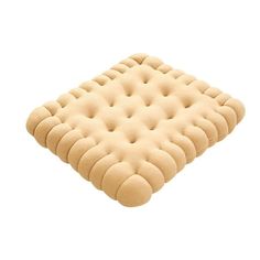 an image of a beige cushion on a white background