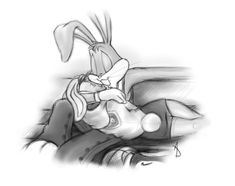 a black and white drawing of a woman laying down