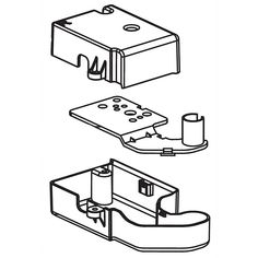 the assembly diagram for an electronic device