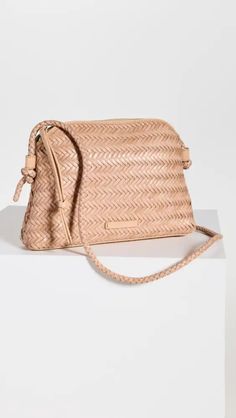 Loeffler Randall Mallory Woven Crossbody Bag | Shopbop Formal Beige Woven Leather Bag, Beige Pouch Bag With Intrecciato Weave, Beige Pouch Shoulder Bag With Intrecciato Weave, Beige Intrecciato Weave Pouch Shoulder Bag, Natural Intrecciato Weave Crossbody Bag, Desert Sand, Shop Icon, Loeffler Randall, India Fashion