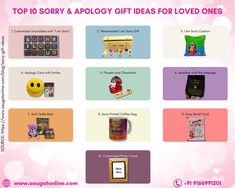 sorry-gift-ideas Sorry Gift Ideas, Sorry Apology, Apology Cards, Custom Photo Frames, Custom Chocolate, Soft Teddy Bear, Do Something