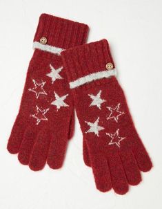 Keep your hands warm on the extra cold days with this good looking pair of gloves - made with soft and hardwearing fabric. Tammy Warner, Star Gloves, Cute Gloves, Wrist Gloves, Glove Pattern, Gloves Vintage, Hand Gloves, Easter Crochet