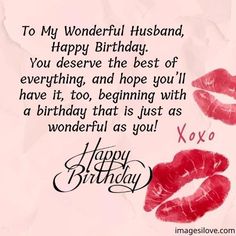 Happy Birthday Husband Images With Quotes, Wishes, Messages For Hubby Happy 40th Birthday Husband, Happy Birthday To My Husband Romantic, Happy Birthday Hubby Husband, Birthday Wish For Husband Unique Birthday Wishes For Husband, Happy Bday Husband, Happy Birthday Husband Romantic, Happy Birthday Romantic, Happy Bday Wishes, Happy 59th Birthday