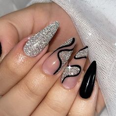 Gel Nail Art Designs, Subtle Nails, Christmas Gel Nails, Pretty Nail Art Designs, Sparkly Nails, Fancy Nails, Chic Nails, Classy Chic, Gel Nail Art