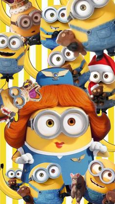 the minion movie poster for despicable me, which features characters from various films