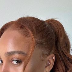 Gigi Vassallo, Piercing On Black Women, Mega Closet, Natural Hair Dye, Effortless Waves, Dyed Natural Hair, Copper Hair Color, Hairdos For Curly Hair, Black Hair Care