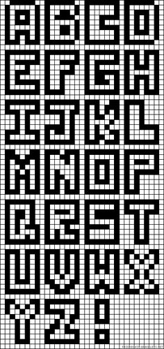 a black and white cross stitch pattern with numbers in the middle, on top of each other