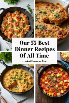 Discover our 55 Best Dinner Recipes of All Time! 🍴 From comforting classics to quick and easy weeknight meals, these recipes are perfect for every occasion. Whether you're cooking for family, friends, or just yourself, you'll find something to love. Click through to explore the ultimate collection of mouthwatering dinner ideas and make your next meal unforgettable! 🌟

#DinnerRecipes #EasyDinnerIdeas #BestRecipes #QuickMeals #DinnerInspiration #FoodLovers #RecipeRoundup