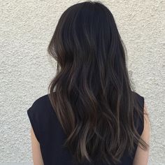 Balayage Subtle, Balayage Black, Balayage Ash, Ash Balayage, Balayage Extensions, Dark Highlights, Balayage Haircolor, Brown Ombre Hair